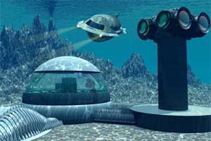 Подводная база пришельцев